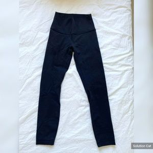 Black Lululemon High-Waisted Luxtreme Leggings - Size 4, 25" Inseam